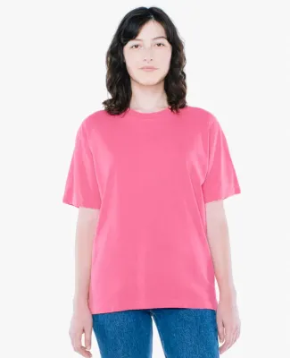 American Apparel HJ402W Hammer Tee Unisex Heavy Jersey Box T-Shirt Faded Fuchsia