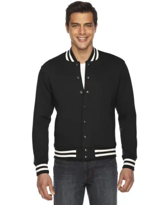 HVT401 American Apparel Heavy Terry Club Jacket Black(Discontinued)