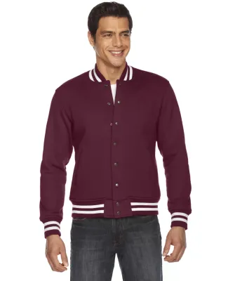 HVT401 American Apparel Heavy Terry Club Jacket Maroon(Discontinued)