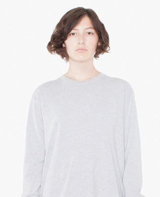 American Apparel HJ407/Hammer Long Sleeve T-Shirt Heather Grey (Discontinued)