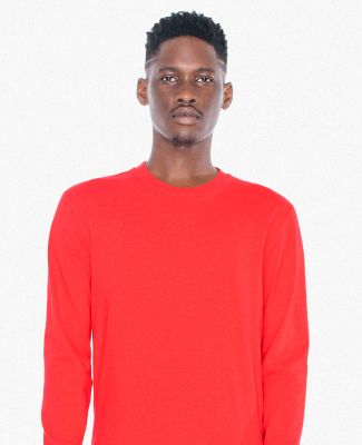 American Apparel HJ407/Hammer Long Sleeve T-Shirt Red (Discontinued)