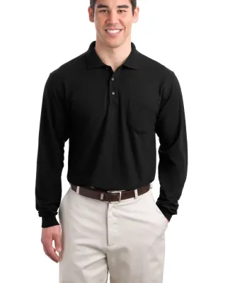 Port Authority TLK500LSP    Tall Silk Touch Long Sleeve Polo with Pocket