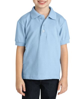 Dickies Workwear KS3552 Youth  Short-Sleeve Pique Polo LIGHT BLUE
