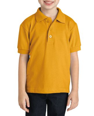 Dickies Workwear KS3552 Youth  Short-Sleeve Pique Polo GOLD