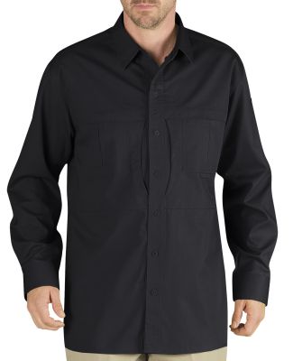 Dickies Workwear LL950T Unisex Tall Tactical Long-Sleeve Shirt BLACK