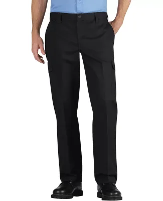 Dickies Workwear LP537 Men's Industrial Relaxed Fit Straight-Leg Cargo Pant BLACK _30