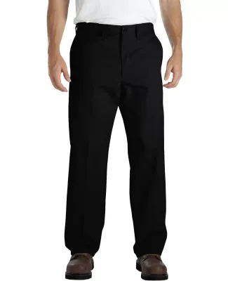 Dickies Workwear LP817 Men's Industrial Flat Front Comfort Waist Pant BLACK _56