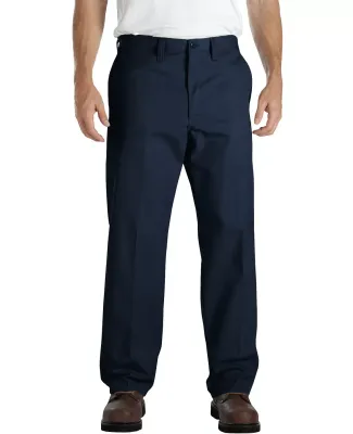 Dickies Workwear LP817 Men's Industrial Flat Front Comfort Waist Pant NAVY _29