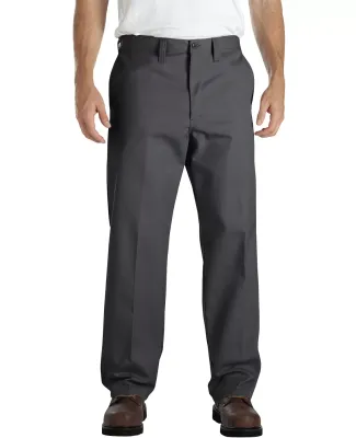Dickies Workwear LP817 Men's Industrial Flat Front Comfort Waist Pant CHARCOAL _48