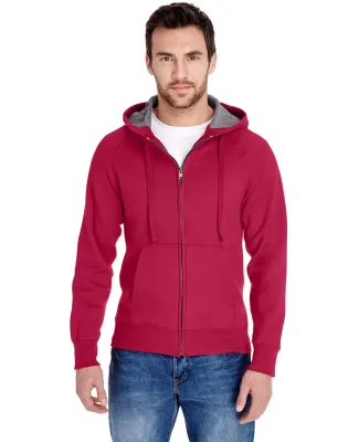 52 N280 Nano Hooded Full-Zip Sweatshirt Deep Red