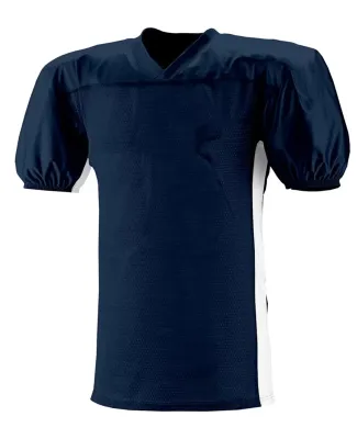 N4205 A4 Adult Titan 4-Way Stretch Football Jersey NAVY/ WHITE