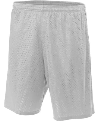 N5274 A4 Adult Utility Mesh Shorts SILVER