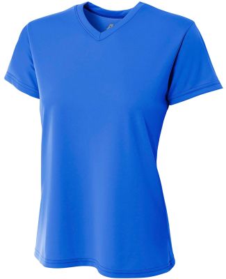 A4 Apparel NW3234 Ladies' Marathon Performance V-Neck T-Shirt ROYAL