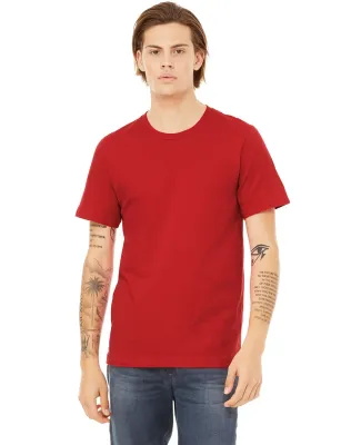 BELLA+CANVAS 3091 Unisex Heavyweight Cotton T-Shir in Red