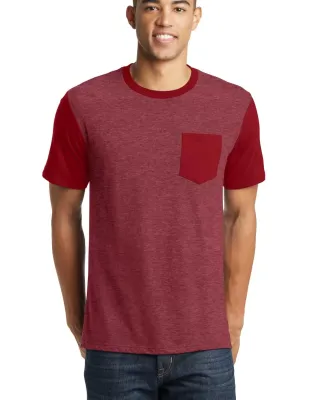 DT6000SP District® Young Mens Very Important Tee? He Red/Cla Red