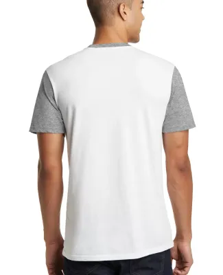 DT6000SP District® Young Mens Very Important Tee? Wht/Lt He Grey