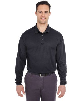 8210LS UltraClub® Adult Cool & Dry Long-Sleeve Me in Black