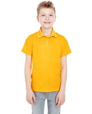 8210Y UltraClub® Youth Cool & Dry Mesh Piqué Pol in Gold