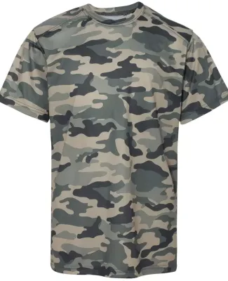 2181 Badger - Youth Camo Short Sleeve T-Shirt Sand