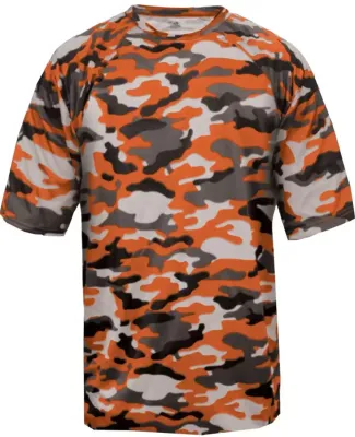 2181 Badger - Youth Camo Short Sleeve T-Shirt Burnt Orange