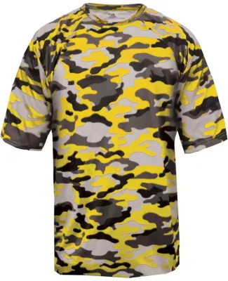 2181 Badger - Youth Camo Short Sleeve T-Shirt Gold