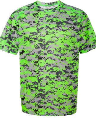 4180 Badger - B-Core Digital Camo T-Shirt in Lime digital