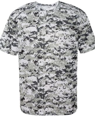 4180 Badger - B-Core Digital Camo T-Shirt in White digital