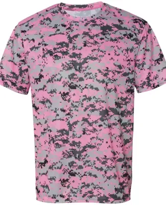 4180 Badger - B-Core Digital Camo T-Shirt Pink Digital