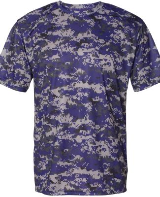 4180 Badger - B-Core Digital Camo T-Shirt in Purple digital