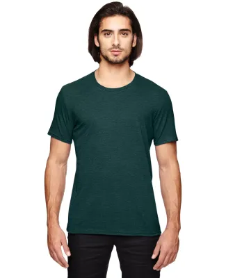 Anvil 6750 by Gildan Tri-Blend T-Shirt in Hth dark green