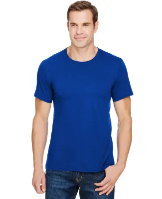 Anvil 6750 by Gildan Tri-Blend T-Shirt in Atlantic blue