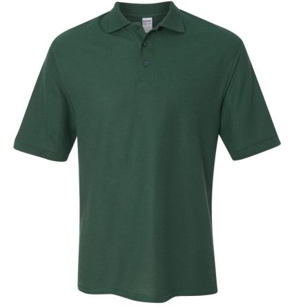  537 Jerzees Men's Easy Care™ Pique Polo in Forest green