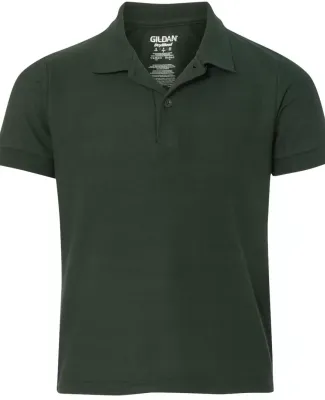 72800B Gildan DryBlend® Youth Double Piqué Polo FOREST GREEN