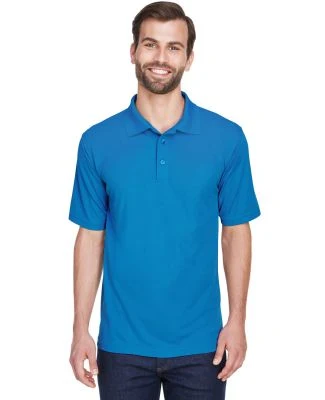 8210 UltraClub® Men's Cool & Dry Mesh Piqué Polo in Pacific blue
