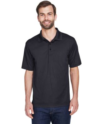 8210 UltraClub® Men's Cool & Dry Mesh Piqué Polo in Black