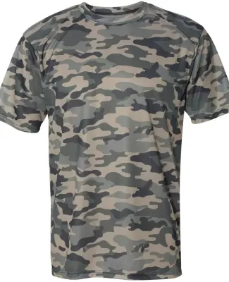 4181 Badger  Camo Short Sleeve T-Shirt Sand