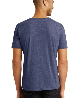 6752 Anvil  Triblend V-Neck T-Shirt in Heather blue
