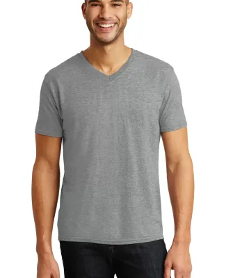 6752 Anvil  Triblend V-Neck T-Shirt in Heather grey
