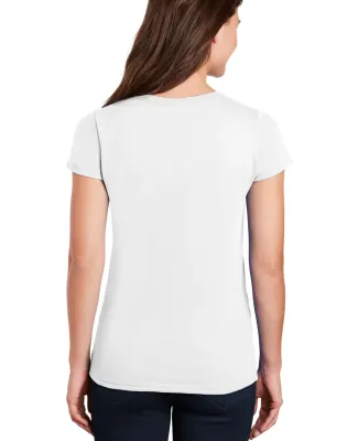 5V00L Gildan Heavy Cotton™ Ladies' V-Neck T-Shir in White
