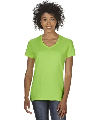 5V00L Gildan Heavy Cotton™ Ladies' V-Neck T-Shir in Lime