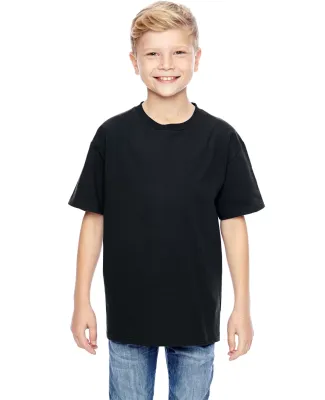 498Y Hanes Youth Perfect-T T-Shirt Black