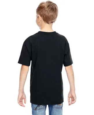 498Y Hanes Youth Perfect-T T-Shirt Black
