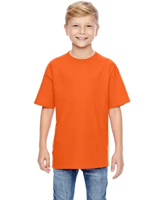 498Y Hanes Youth Perfect-T T-Shirt Orange