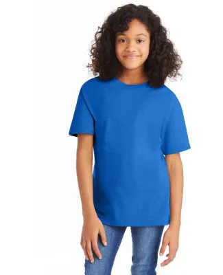 498Y Hanes Youth Perfect-T T-Shirt Blue Bell Breeze