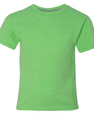 H420Y Hanes Youth X-Temp® Performance T-Shirt Neon Lime Heather