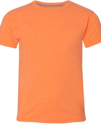 H420Y Hanes Youth X-Temp® Performance T-Shirt Neon Orange Heather