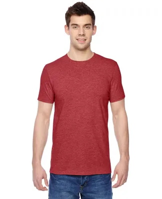 SF45 Fruit of the Loom Adult Sofspun™ T-Shirt Brick Heather