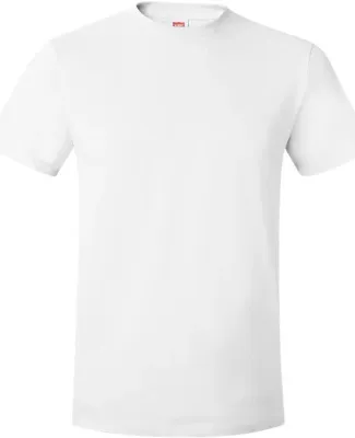 4980 Hanes 4.5 ounce Ring-Spun T-shirt White