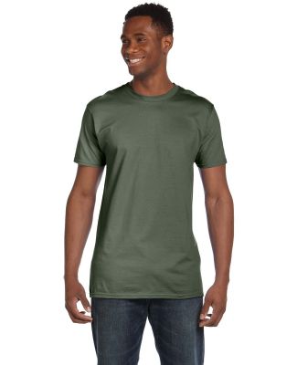 Hanes 4980 Ring-Spun T-shirt Fatigue Green