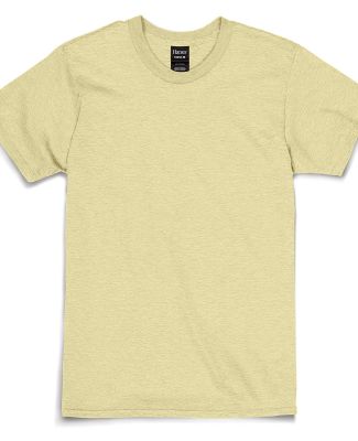 Hanes 4980 Ring-Spun T-shirt Lemon Meringue Heather